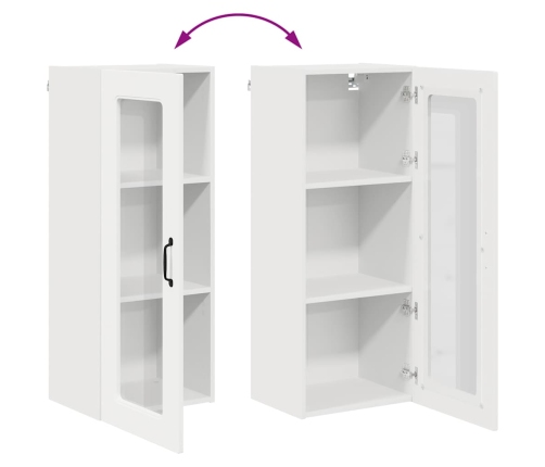 Virtuves Sienas Skapītis Ar Plauktu Balts 40 X 31 X 100 Cm Vidaxl