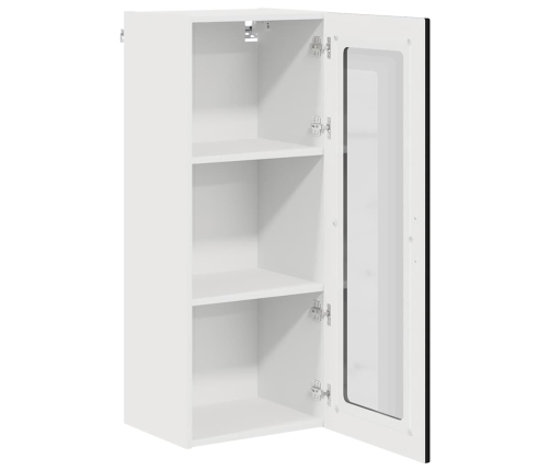 Virtuves Sienas Skapītis Ar Plauktu Melna 40 X 31 X 100 Cm Vidaxl