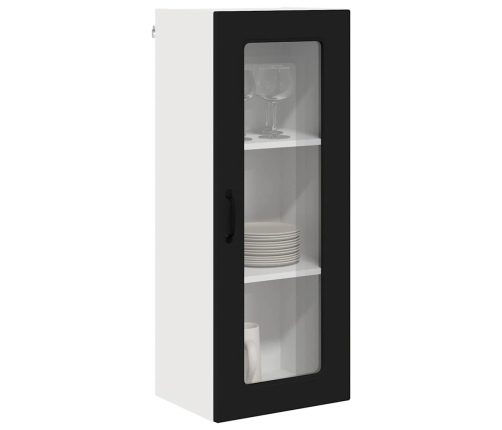 Virtuves Sienas Skapītis Ar Plauktu Melna 40 X 31 X 100 Cm Vidaxl