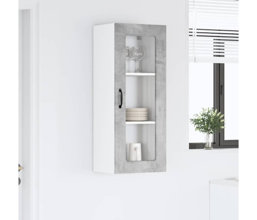 Virtuves Sienas Skapītis Betona Pelēks 40 X 31 X 100 Cm Vidaxl