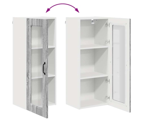 Virtuves Sienas Skapītis Pelēks Sonoma 40 X 31 X 100 Cm Vidaxl