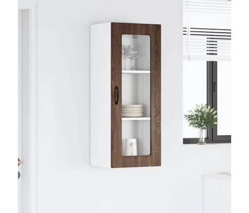 Virtuves Sienas Skapītis Ar Durvīm Brūns Ozols 40 X 31 X 100 Cm Vidaxl