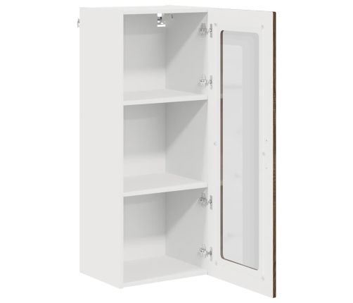 Virtuves Sienas Skapītis Ar Durvīm Brūns Ozols 40 X 31 X 100 Cm Vidaxl