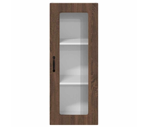 Virtuves Sienas Skapītis Ar Durvīm Brūns Ozols 40 X 31 X 100 Cm Vidaxl