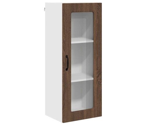 Virtuves Sienas Skapītis Ar Durvīm Brūns Ozols 40 X 31 X 100 Cm Vidaxl