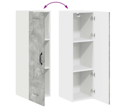 Virtuves Sienas Skapītis Betona Pelēks 30 X 31 X 100 Cm Vidaxl