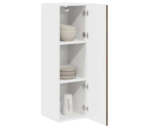 Virtuves Sienas Skapītis Ar Durvīm Brūns Ozols 30 X 31 X 100 Cm Vidaxl