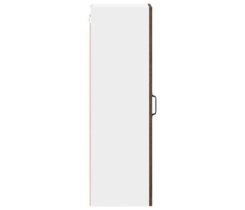 Virtuves Sienas Skapītis Ar Durvīm Brūns Ozols 30 X 31 X 100 Cm Vidaxl