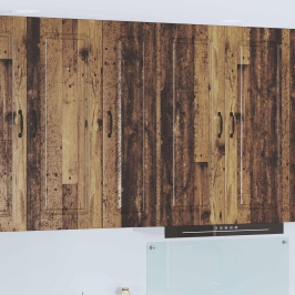 Virtuves Sienas Skapītis Ar Plauktu Vecs Koks 30 X 31 X 100 Cm Vidaxl