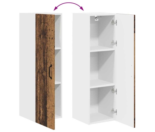 Virtuves Sienas Skapītis Ar Plauktu Vecs Koks 30 X 31 X 100 Cm Vidaxl