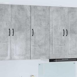 Virtuves Sienas Skapītis Betona Pelēks 40 X 31 X 100 Cm Vidaxl