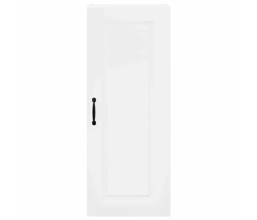 Virtuves Sienas Skapītis Ar Plauktu Augsta Spīduma Baltā Krāsa Vidaxl