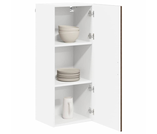 Virtuves Sienas Skapītis Ar Durvīm Brūns Ozols 40 X 31 X 100 Cm Vidaxl