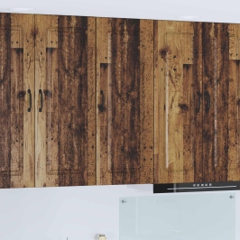 Virtuves Sienas Skapītis Ar Plauktu Vecs Koks 40 X 31 X 100 Cm Vidaxl