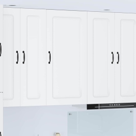 Virtuves Sienas Skapītis Ar Plauktu Balts 50 X 31 X 100 Cm Vidaxl