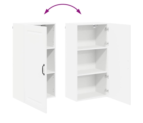 Virtuves Sienas Skapītis Ar Plauktu Balts 50 X 31 X 100 Cm Vidaxl