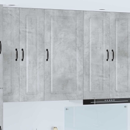 Virtuves Sienas Skapītis Betona Pelēks 50 X 31 X 100 Cm Vidaxl