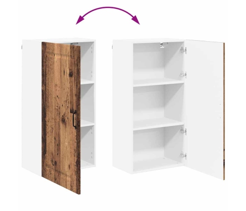 Virtuves Sienas Skapītis Ar Plauktu Vecs Koks 50 X 31 X 100 Cm Vidaxl