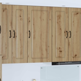 Virtuves Sienas Skapītis Artisānā Ozols 50 X 31 X 100 Cm Vidaxl