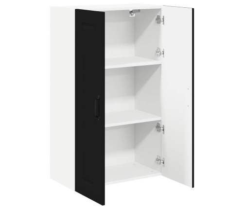 Virtuves Sienas Skapītis Ar Plauktu Melna 60 X 31 X 100 Cm Vidaxl