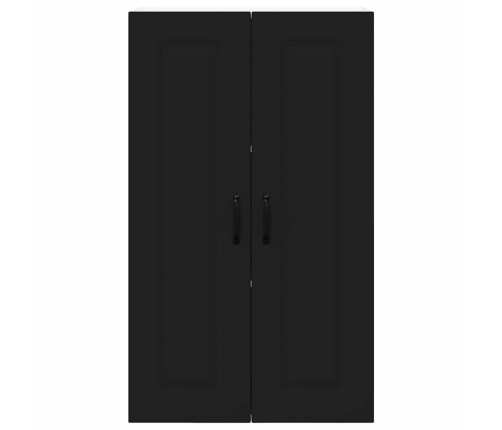 Virtuves Sienas Skapītis Ar Plauktu Melna 60 X 31 X 100 Cm Vidaxl
