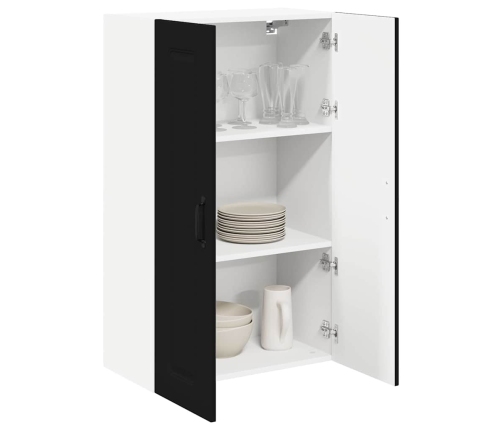 Virtuves Sienas Skapītis Ar Plauktu Melna 60 X 31 X 100 Cm Vidaxl