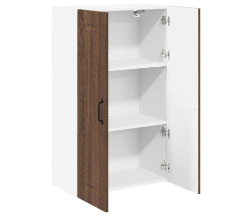 Virtuves Sienas Skapītis Ar Durvīm Brūns Ozols 60 X 31 X 100 Cm Vidaxl