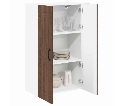 Virtuves Sienas Skapītis Ar Durvīm Brūns Ozols 60 X 31 X 100 Cm Vidaxl