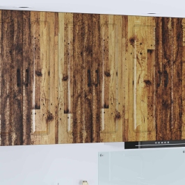 Virtuves Sienas Skapītis Ar Plauktu Vecs Koks 60 X 31 X 100 Cm Vidaxl