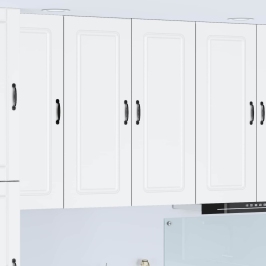 Virtuves Sienas Skapītis Ar Plauktu Balts 80 X 31 X 100 Cm Vidaxl