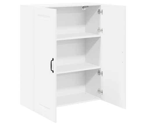 Virtuves Sienas Skapītis Ar Plauktu Balts 80 X 31 X 100 Cm Vidaxl
