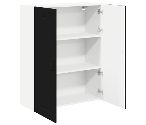 Virtuves Sienas Skapītis Ar Plauktu Melna 80 X 31 X 100 Cm Vidaxl