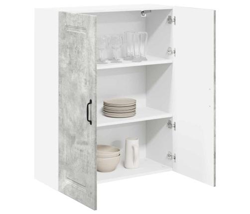 Virtuves Sienas Skapītis Betona Pelēks 80 X 31 X 100 Cm Vidaxl