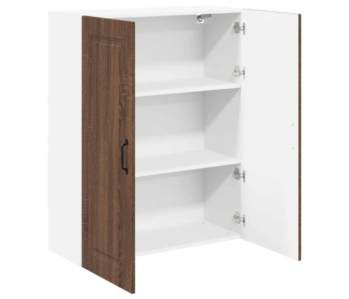 Virtuves Sienas Skapītis Ar Durvīm Brūns Ozols 80 X 31 X 100 Cm Vidaxl