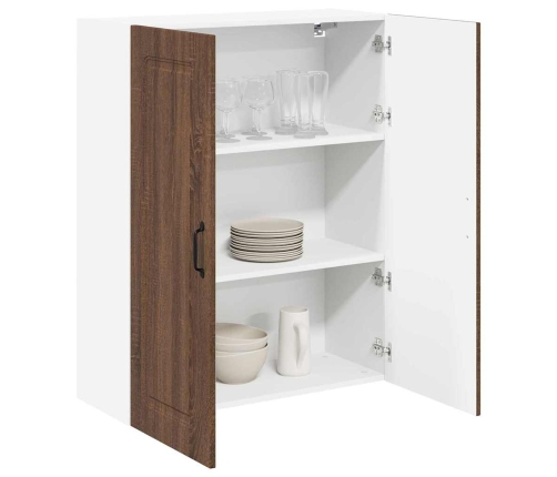 Virtuves Sienas Skapītis Ar Durvīm Brūns Ozols 80 X 31 X 100 Cm Vidaxl
