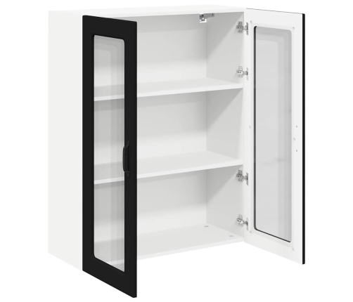 Virtuves Sienas Skapītis Ar Plauktu Melna 80 X 31 X 100 Cm Vidaxl