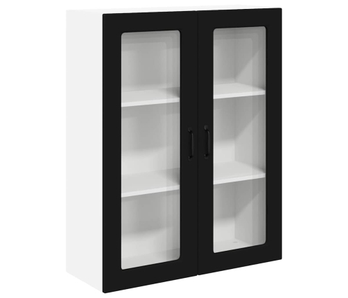 Virtuves Sienas Skapītis Ar Plauktu Melna 80 X 31 X 100 Cm Vidaxl