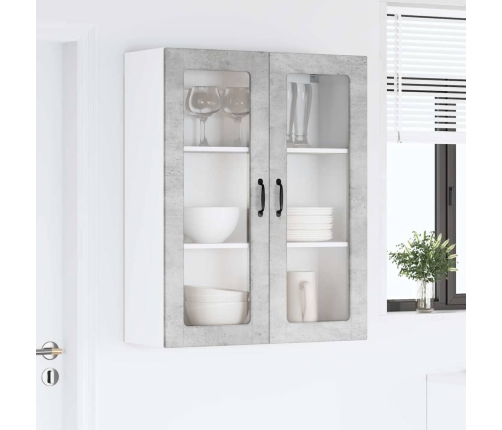 Virtuves Sienas Skapītis Betona Pelēks 80 X 31 X 100 Cm Vidaxl