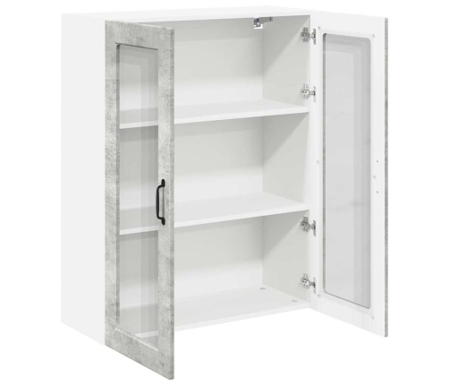 Virtuves Sienas Skapītis Betona Pelēks 80 X 31 X 100 Cm Vidaxl