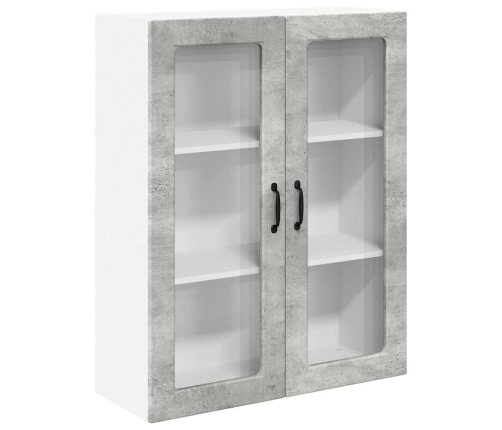 Virtuves Sienas Skapītis Betona Pelēks 80 X 31 X 100 Cm Vidaxl