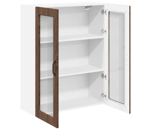 Virtuves Sienas Skapītis Ar Durvīm Brūns Ozols 80 X 31 X 100 Cm Vidaxl