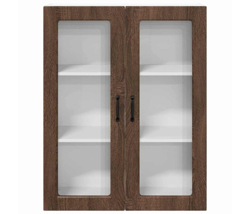 Virtuves Sienas Skapītis Ar Durvīm Brūns Ozols 80 X 31 X 100 Cm Vidaxl