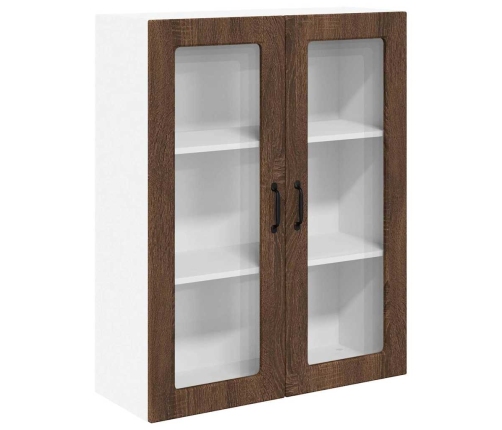 Virtuves Sienas Skapītis Ar Durvīm Brūns Ozols 80 X 31 X 100 Cm Vidaxl