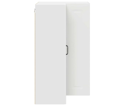 Virtuves Sienas Skapītis Ar Plauktu Balts 57 X 57 X 100 Cm Vidaxl