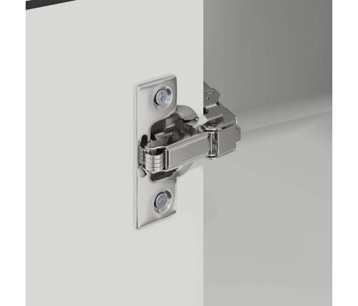 Virtuves Sienas Skapītis Ar Plauktu Melna 57 X 57 X 100 Cm Vidaxl