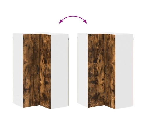 Virtuves Sienas Skapītis Dūmaka Ozols 57 X 57 X 100 Cm Vidaxl