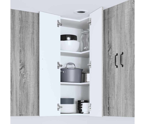 Virtuves Sienas Skapītis Pelēks Sonoma 57 X 57 X 100 Cm Vidaxl