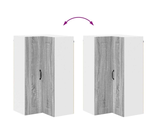 Virtuves Sienas Skapītis Pelēks Sonoma 57 X 57 X 100 Cm Vidaxl