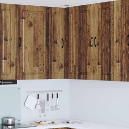 Virtuves Sienas Skapītis Ar Plauktu Vecs Koks 57 X 57 X 100 Cm Vidaxl