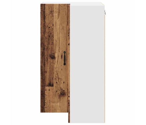 Virtuves Sienas Skapītis Ar Plauktu Vecs Koks 57 X 57 X 100 Cm Vidaxl